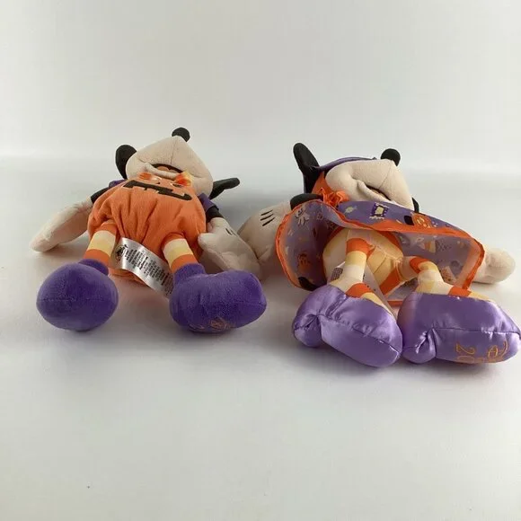Disney Mickey Minnie Halloween Costume 15" Plush Stuffed Toy Pumpkin Witch 2020 - Picture 4 of 8